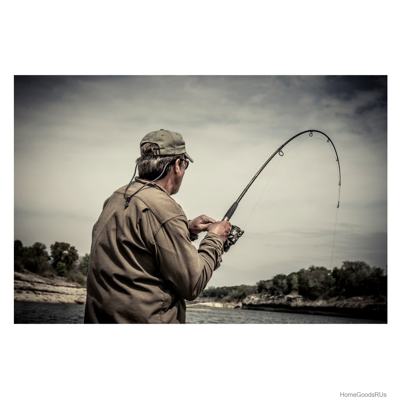 Catfish Spinning Rod 8 Foot Medium Heavy Fishing Rod Two Piece