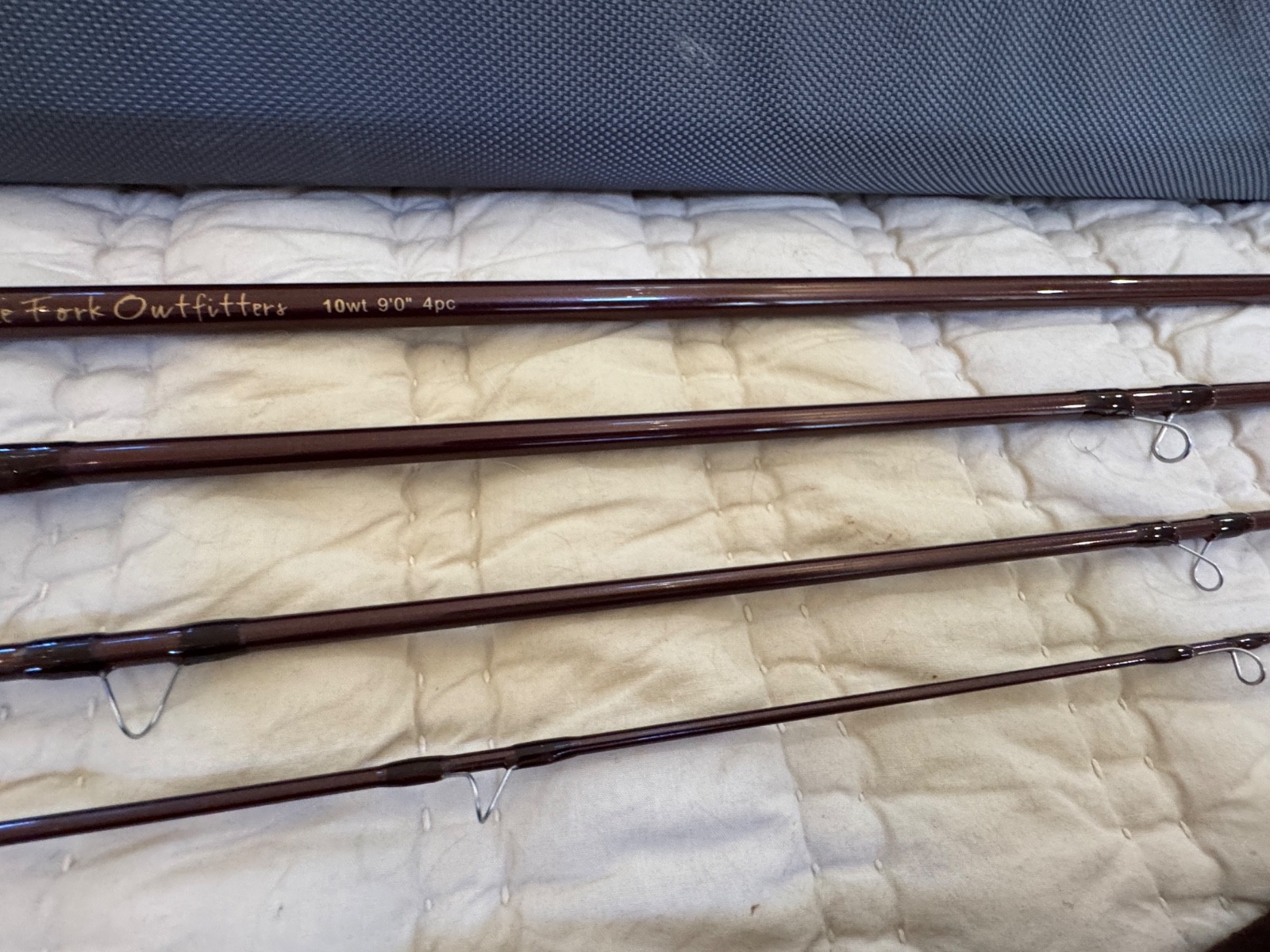 Temple Fork Mango Coast, 9-foot, 10-weight, 4-piece Fly Rod. Excellent.