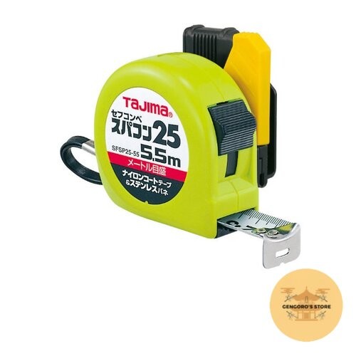 Tajima SFSP25-55BL Tape Measure 5.5m x 25mm Nylon