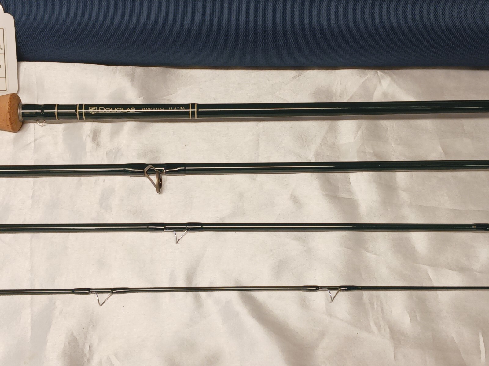 Douglas Fly Rod DHF61164-11′-6″ Graphite 4pc #6 Line New Old Stock Life Warranty