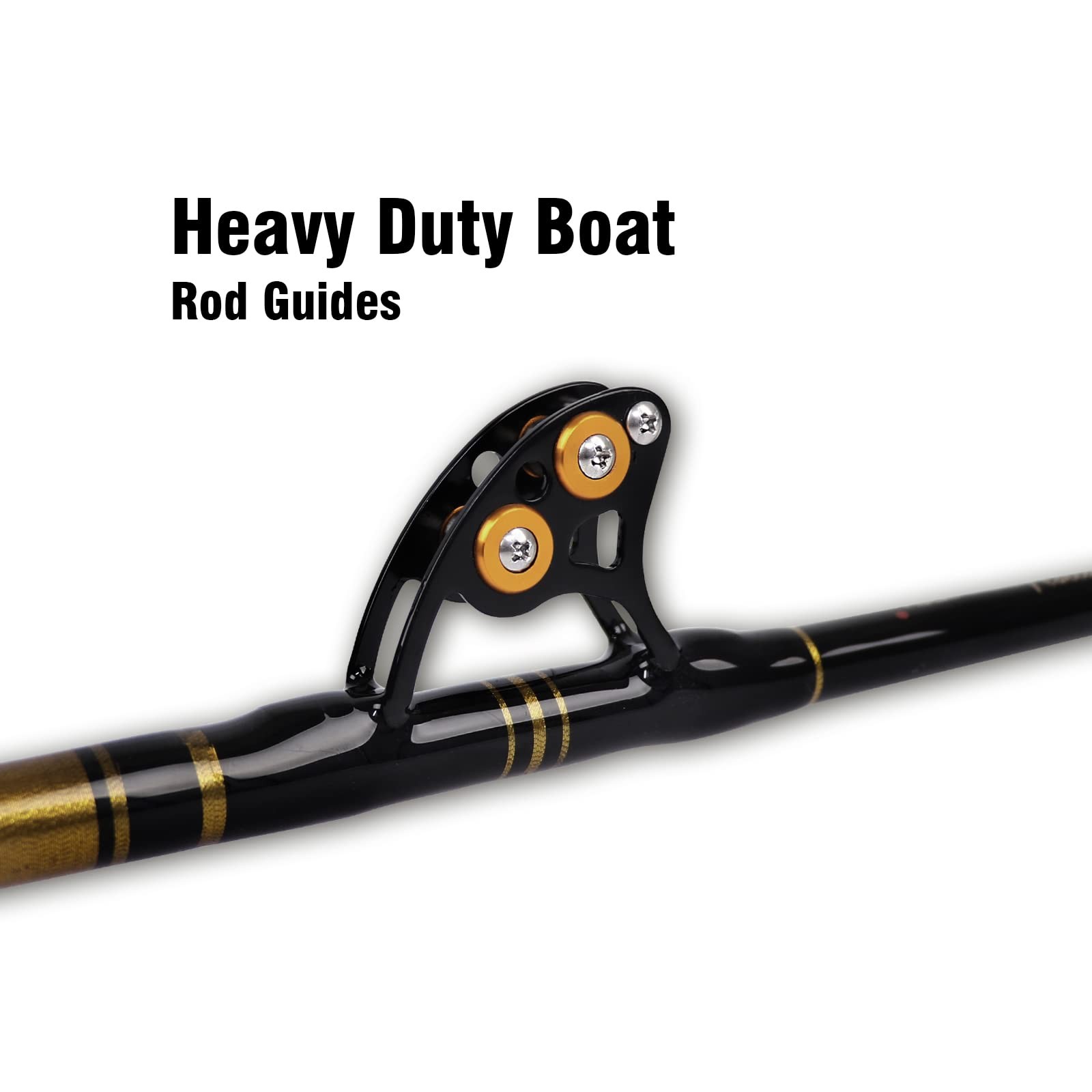 Fiblink Bent Butt Fishing Rod 2-Piece Saltwater Offshore Trolling Rod Big Game