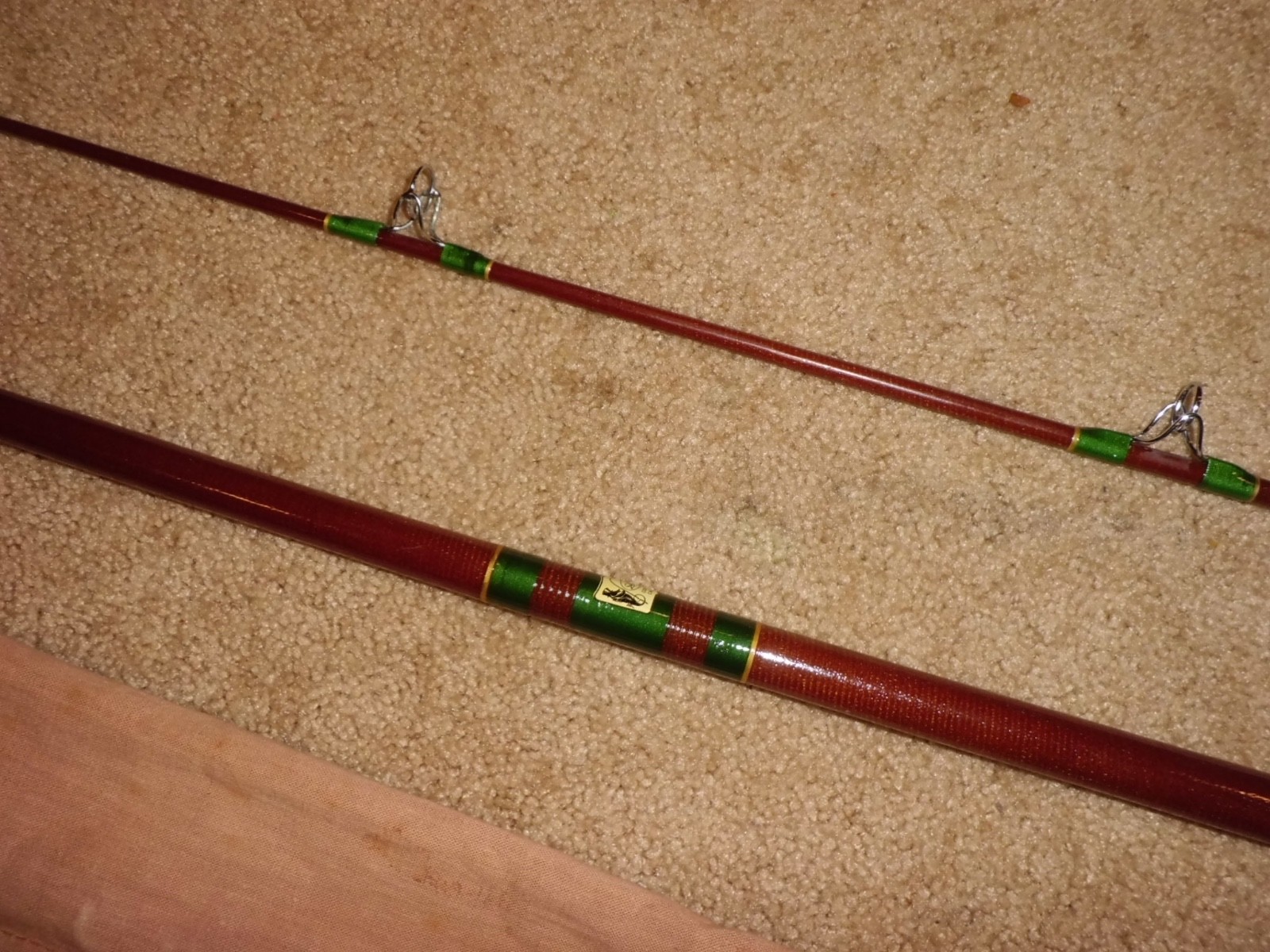 Vintage SILAFLEX Perfexion Model 71 Surf Spinning 10′ Rod- USA- 25 lb