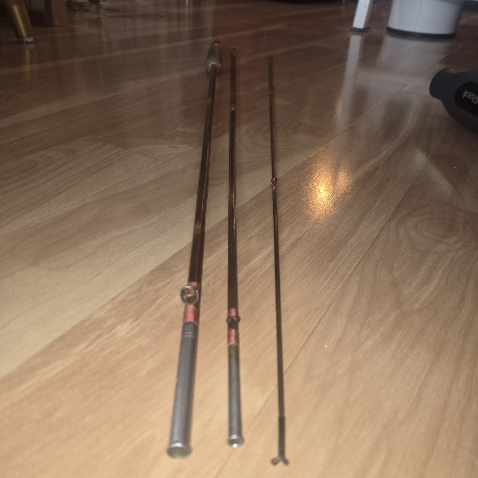 Vintage Shakespeare Bamboo 3-Piece Fly Rod w/ Tube