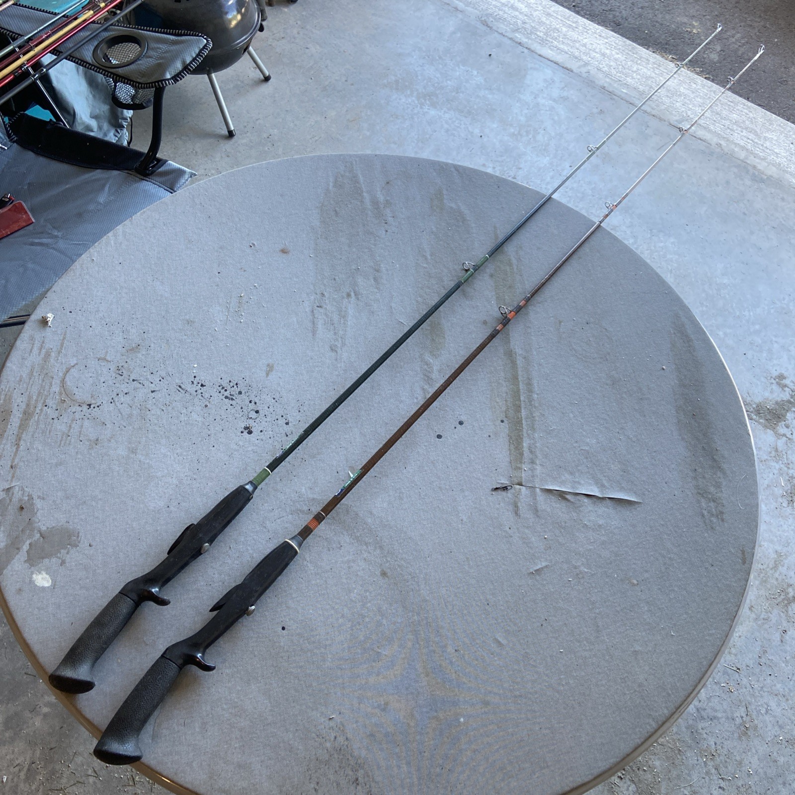 2x Shakespeare Wonderglass Spin cast 5’6” Casting Fishing Rods