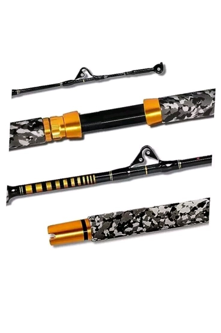 Saltwater Trolling Fishing Rod 1-Pc Offshore 6′ 30-50 lbs Straight Butt NEW!!
