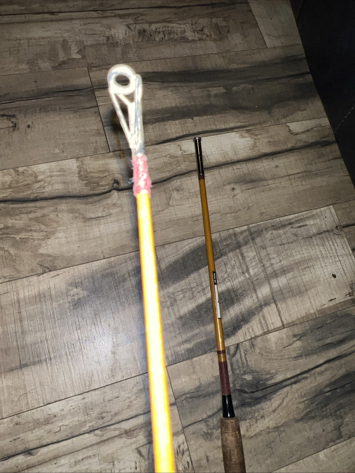 National Fiberglass Company 6’ 6” 2pc Fishing Rod Vintage BaitCasting