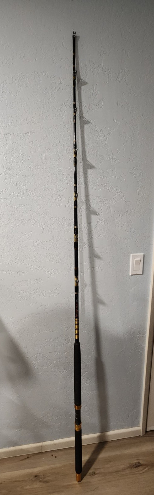 Osprey Troller-Z 7’ Black & Gold Trolling Rod – Big Game Saltwater – USED