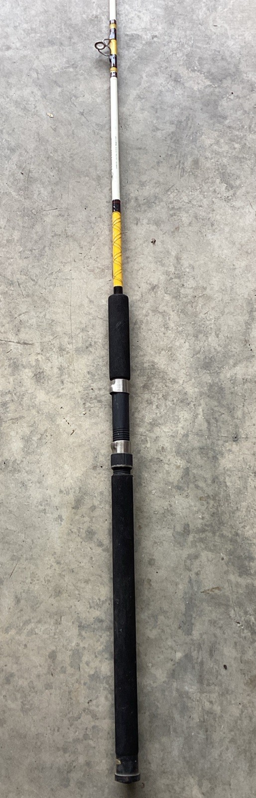 Vintage Penn Peer Stick Rod 2123P 6′ Saltwater 15 – 25 lb Split handle 4 guide