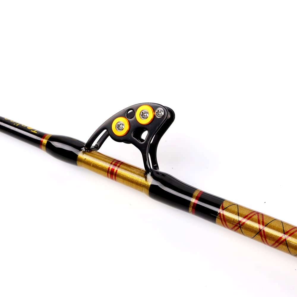 BETTER LEADER Bent But Fishing Rods Saltwater, Deep Sea Fishing Pole with Swi…