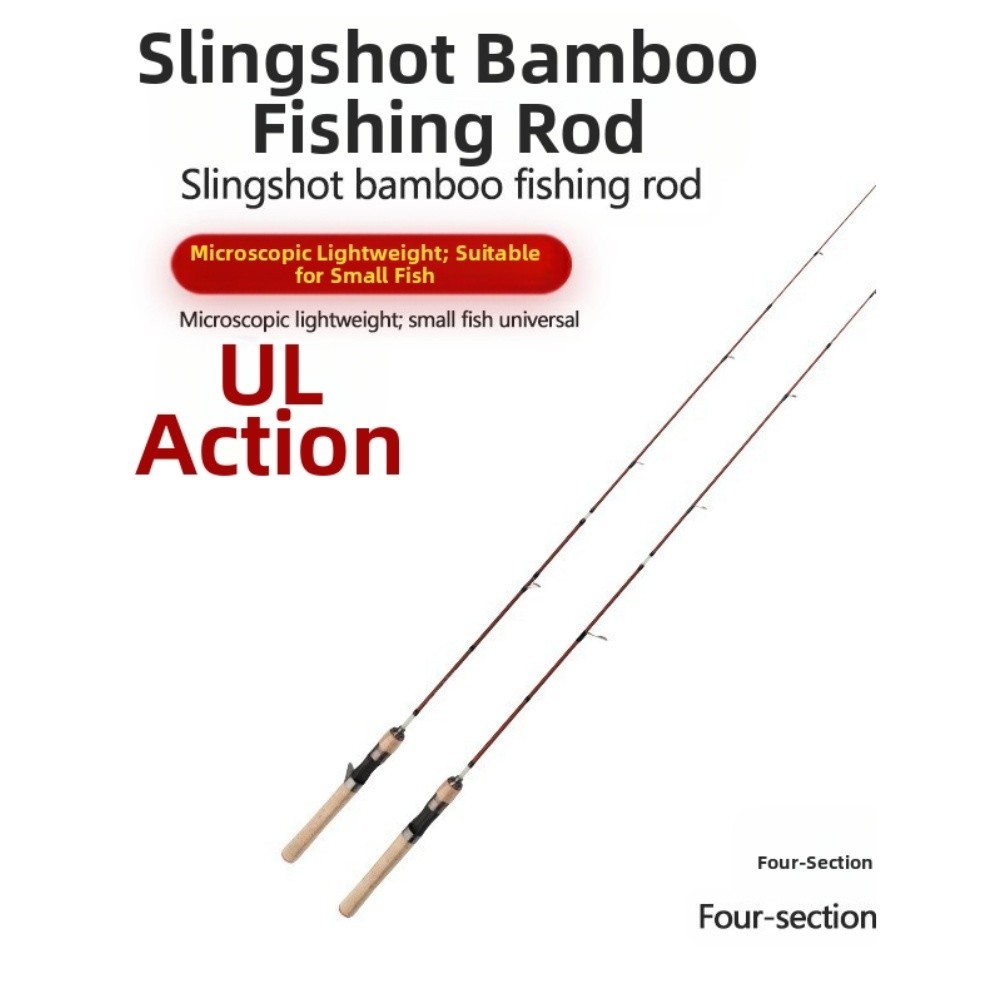 Flexible 1 4m Four Section Fishing Lure Rod for Various Freshwater Fish