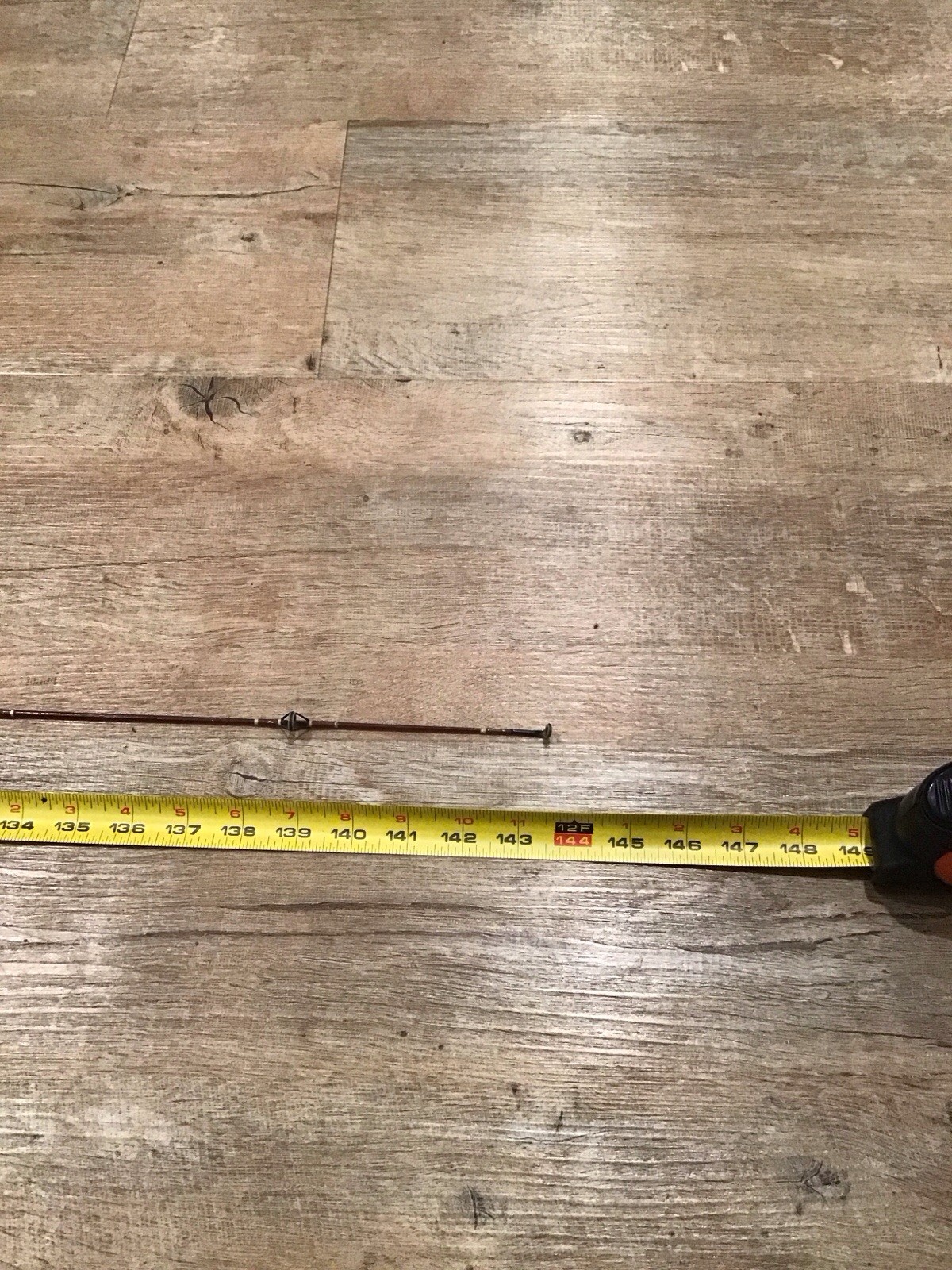 Vintage Fenwick Woodstream 12′ 2-pc FS1440 Spinning Rod USA Custom Fiberglass