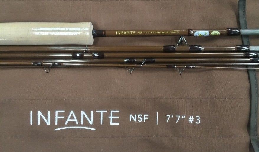 Tiemco Infante NSF773-6 Fly Rod 7ft7in 3 6pc for Long Leader Long Tippet Japan