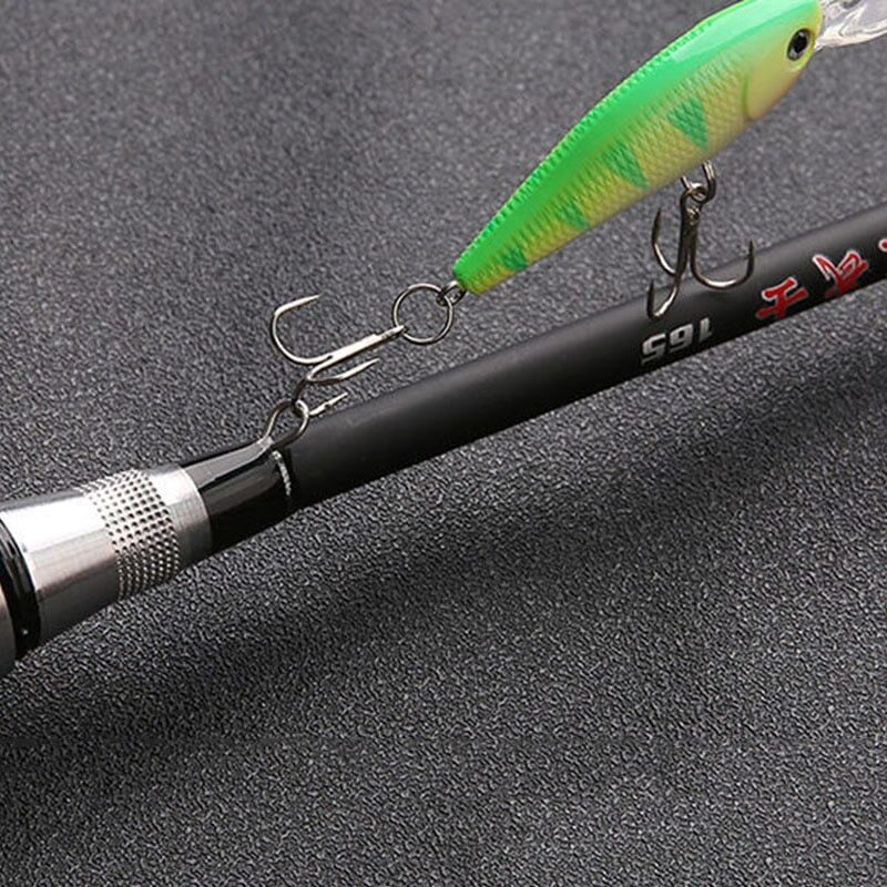 Carbon Fiber Fishing Rods 1.65m 1.8m Spinning/Casting Fishing Pole Fast Action
