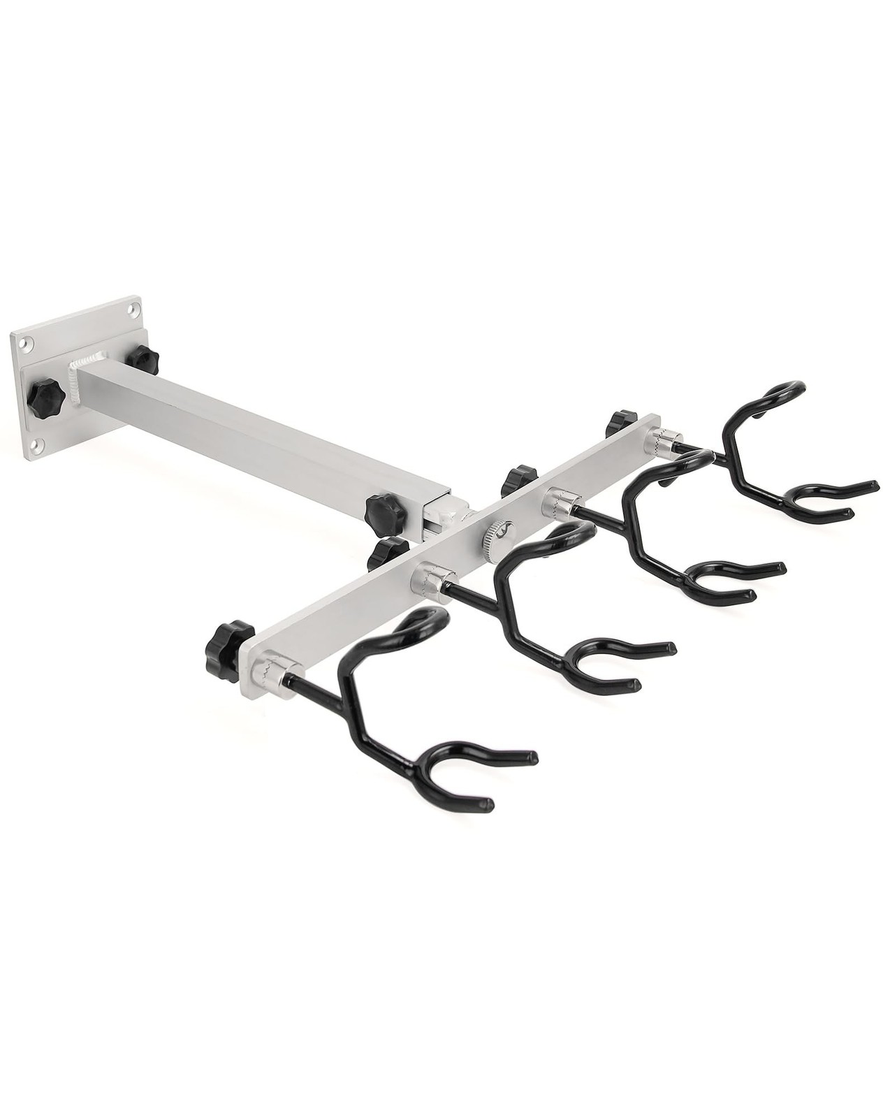 Aluminum Spider Rigging Rod Holder for Boat – 4 Pole Crappie Fishing Rack, He…