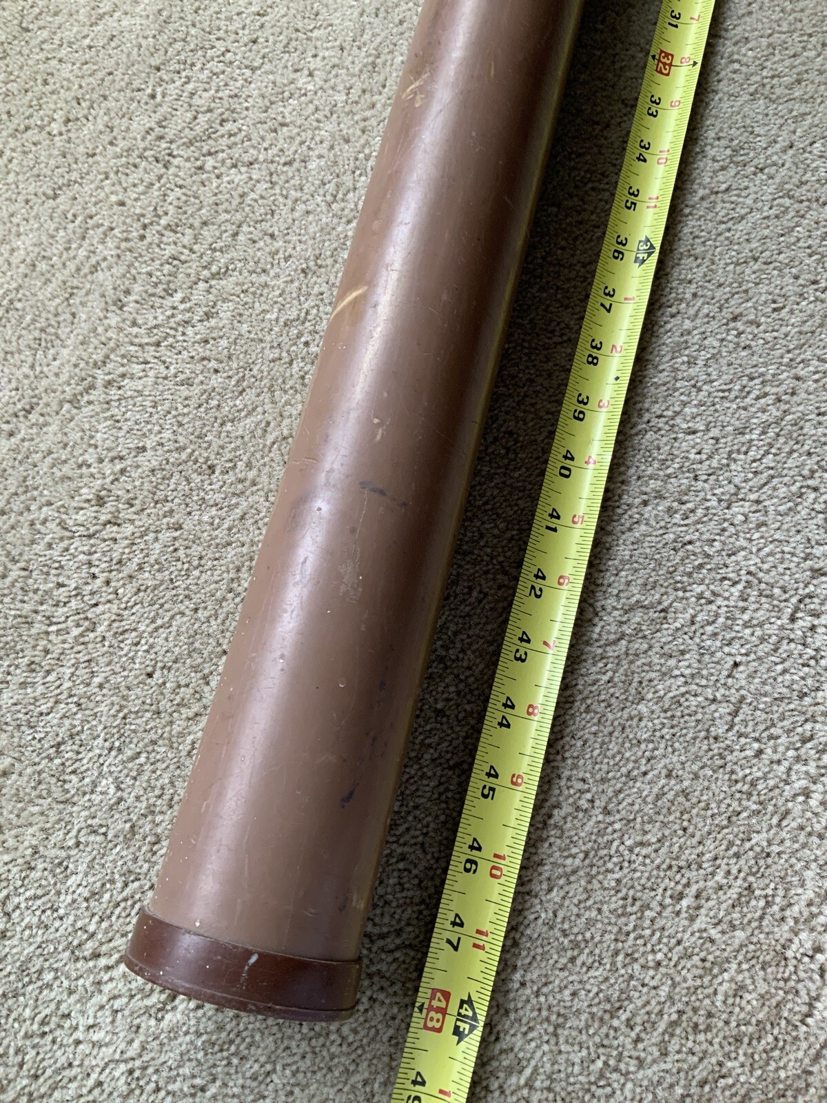 Vintage Ted Williams IV Rod Case Very Rare Plastic Small Crack