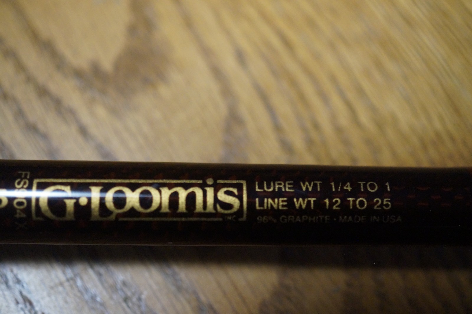 G Loomis IM6 Mag Bass Rod 7’6” Fast Heavy 904C MBR NICE