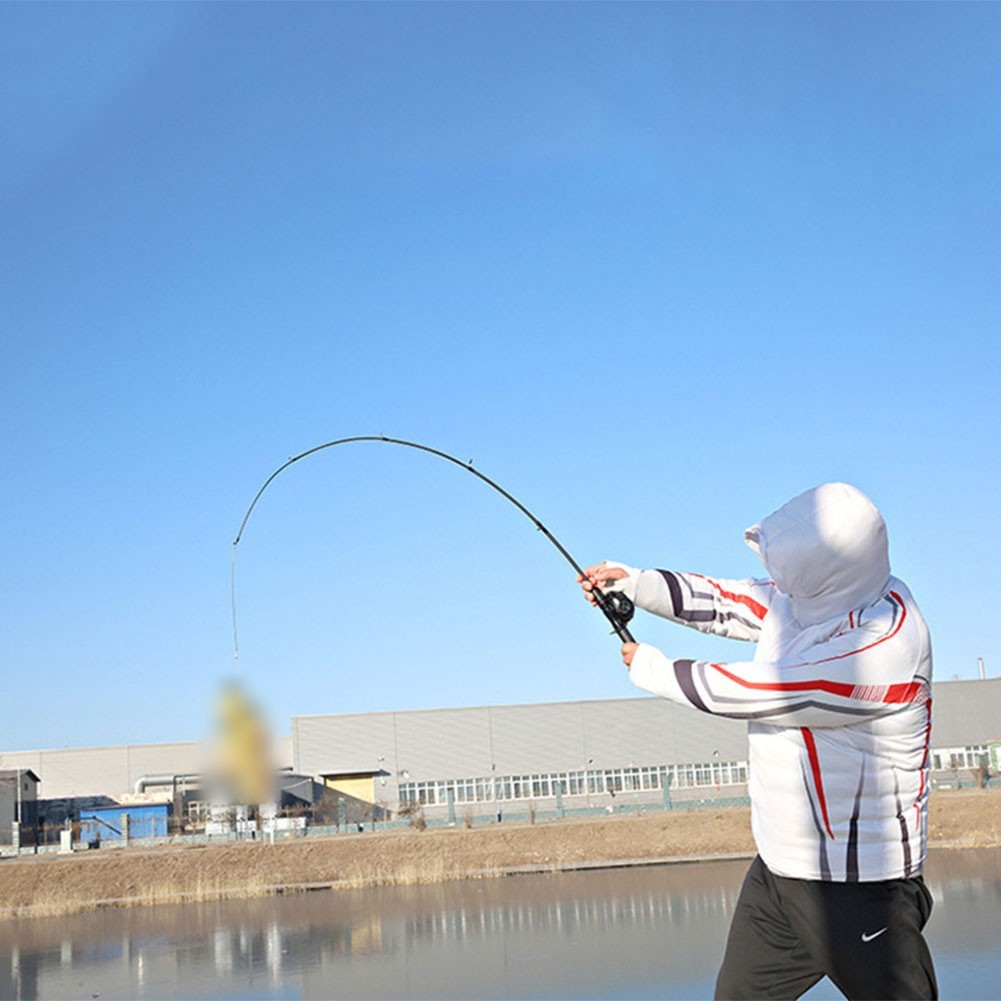 150cm 160cm Portable Mini Fishing Rod Carbon Fiber with Silicon Carbide Rings