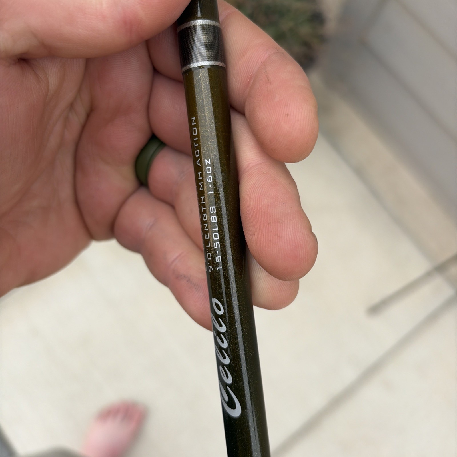 okuma celilo casting Rod. 9ft 25pce 15-50lb Rod