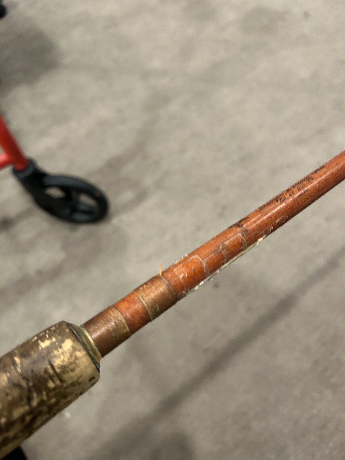 Vintage WRIGHT & McGILL Granger “Steelie” 2 Piece Spinning 8’6″ Rod Colorado US