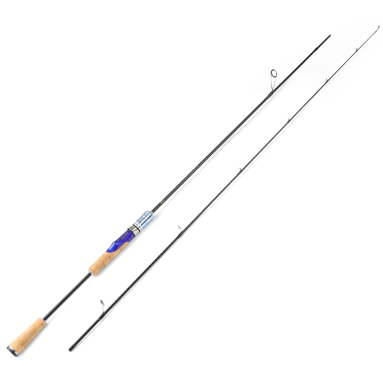 SHARHUK inshore panfish spinning fishing carbon fiber lightweight travel rod