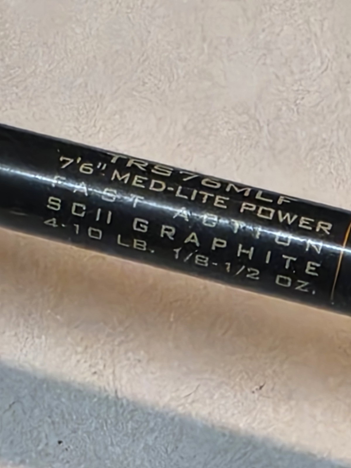 St. Croix Triumph TSR76MLF Spinning Rod (BAD GUIDE) 7’6″