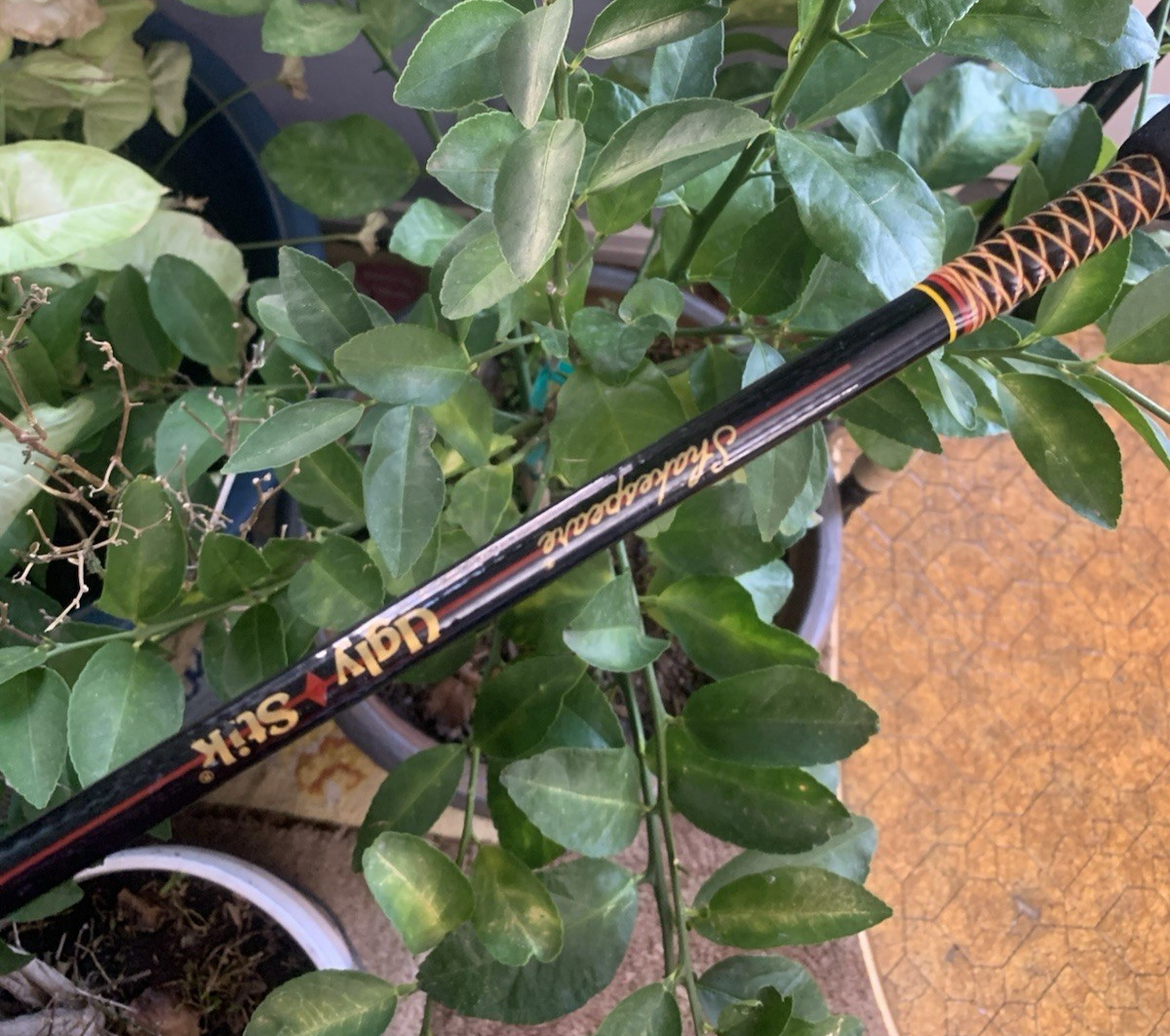 Vintage Ugly Stik Baitcasting Rod BCL 1100 6 ft Medium Action 1 Piece 12-20 Lb.