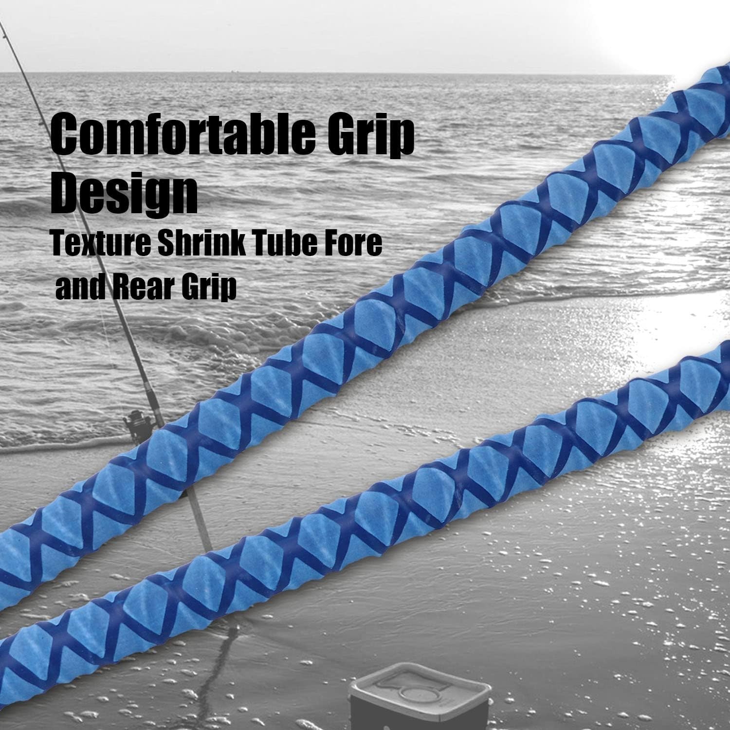 High-Performance 12ft Surf Spinning Fishing Rod 3 Piece – Lightweight & Strong
