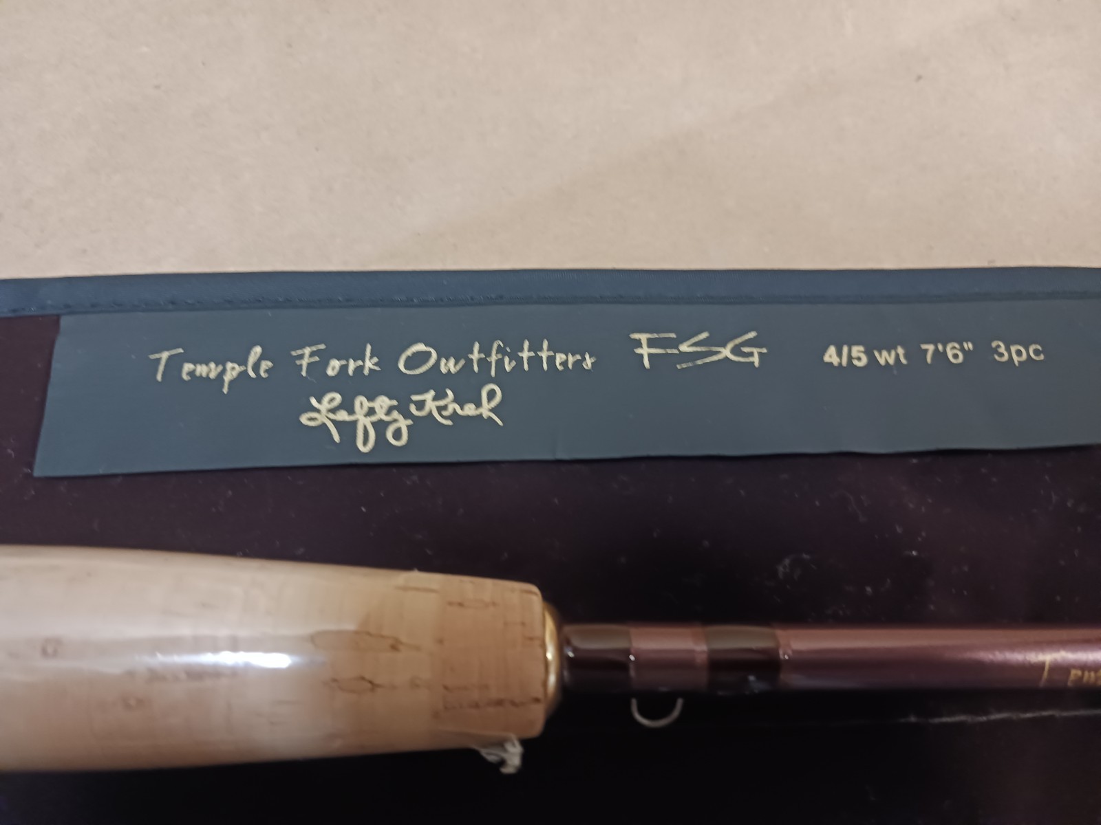 TFO Lefty Kreh FSG 4/5wt 7’6″ 3 Piece Fly Rod