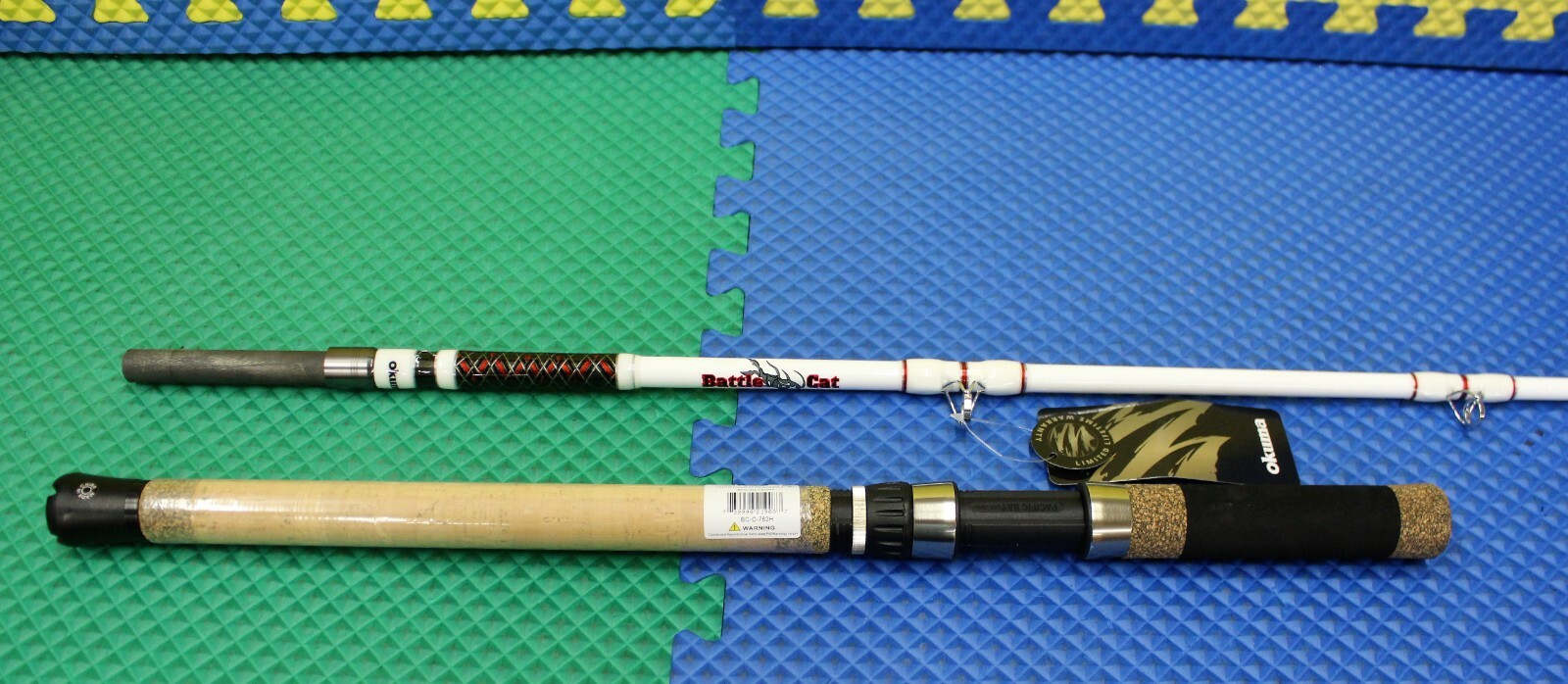 Okuma Battle Cat Catfish Casting Rod 7′ 6″ 2-Piece Heavy BC-C-762H