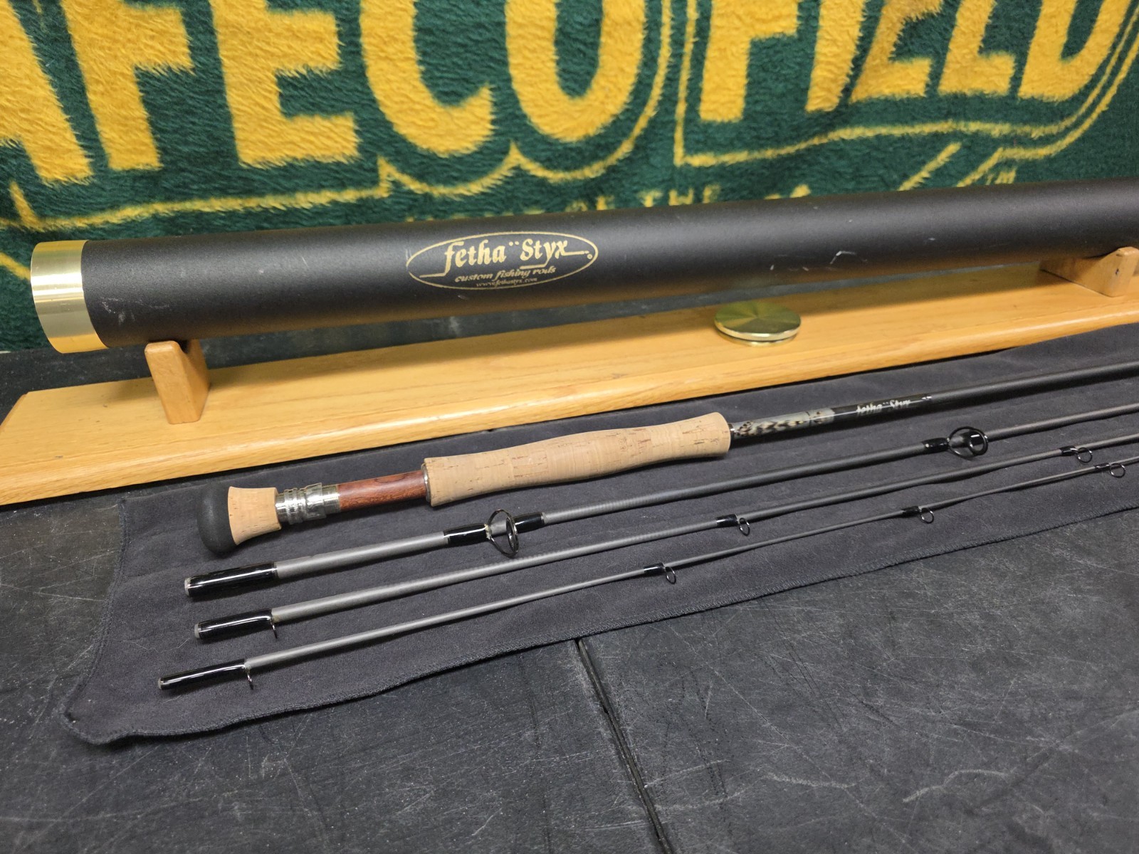 Fetha Styx Fsf Pro 906.4 9′ 6 wt. Fly Fishing Graphite Rod 4 Piece w/ tube