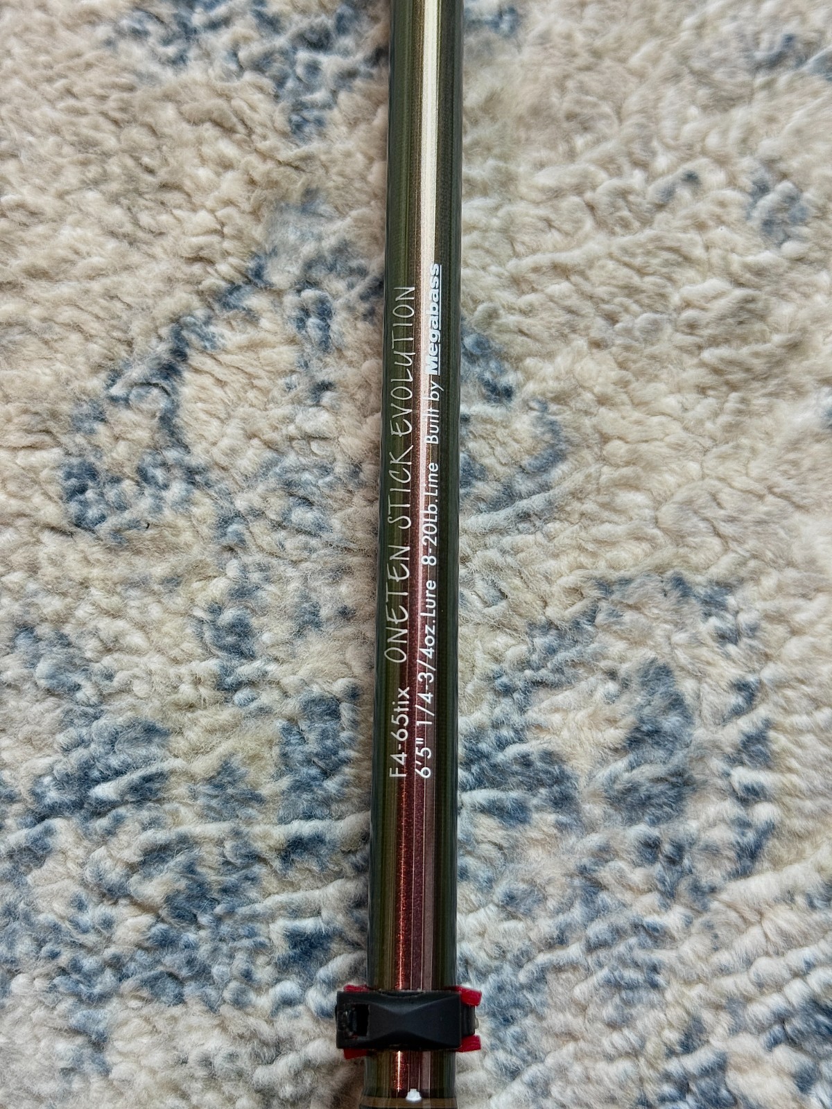Megabass Evoluzion F4-65TIX OneTen Stick 6’5″ Medium Casting Rod – Lighty Used