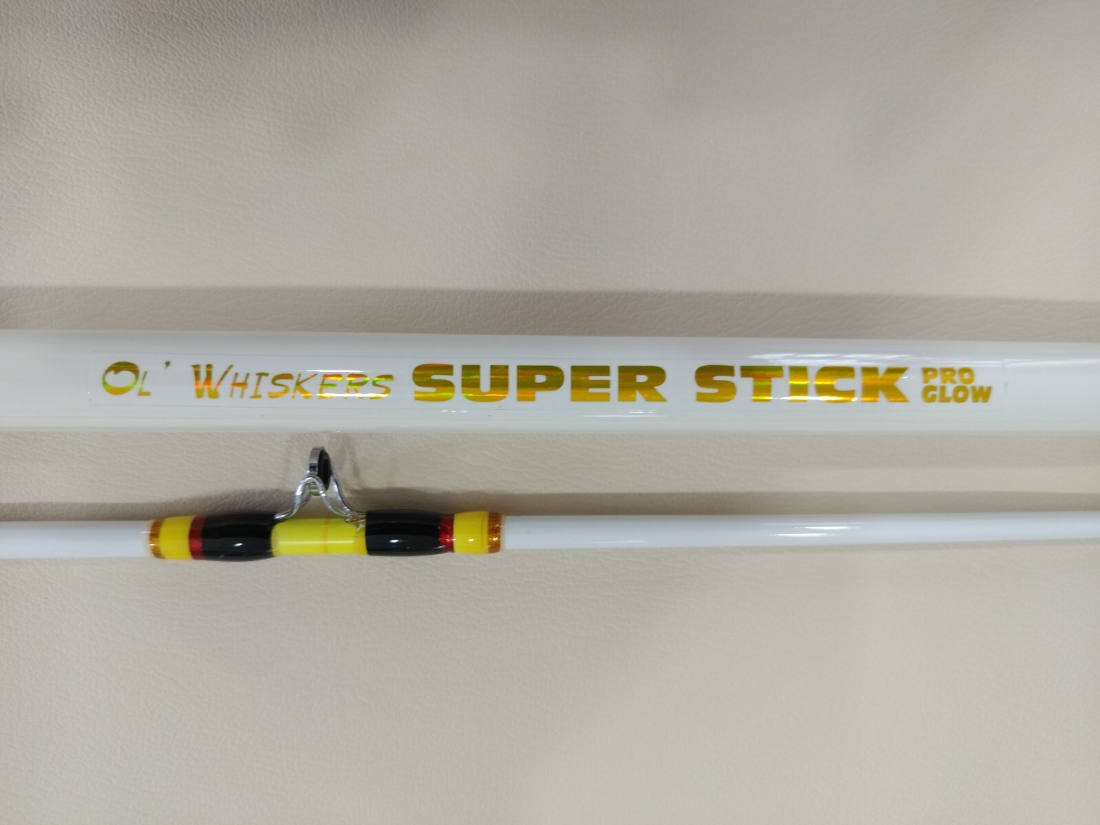New 9 Ft OL Whiskers Super Stick Pro Glow Catfish Rod