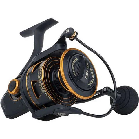 Penn Clash 8000 Spinning Fishing Reel Black/Gold – 1366184