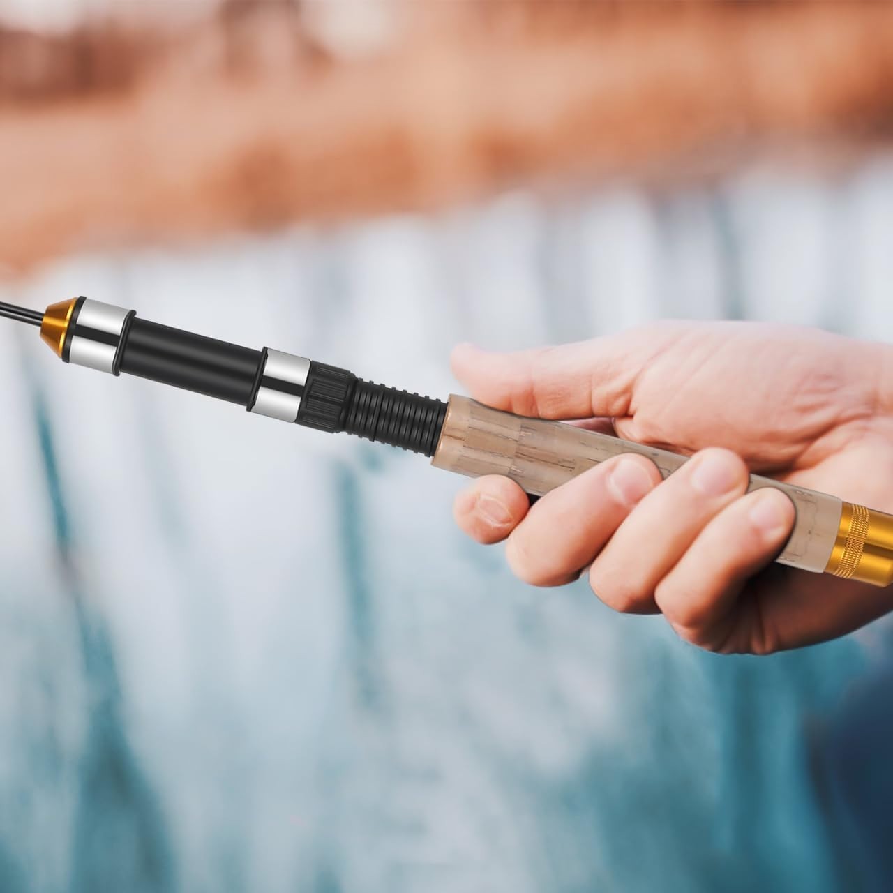 Mini Telescopic Ice Fishing Rod for Youth – Lightweight & Compact Adventure Tool