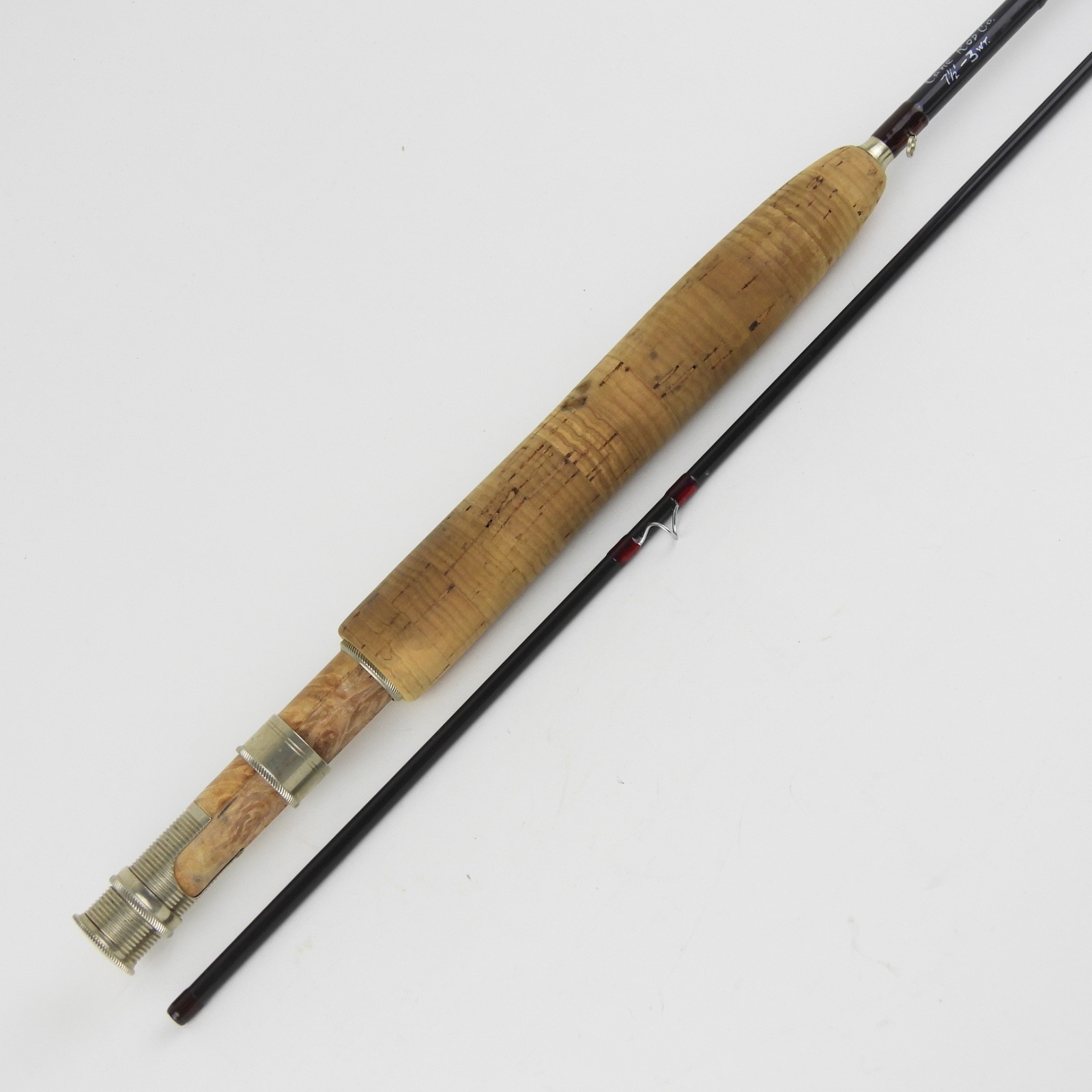 “The Cane Rod Co.” Graphite Fly Rod. Bill Shoff Maker. 7’ 6”. 3wt. W/ Tube.