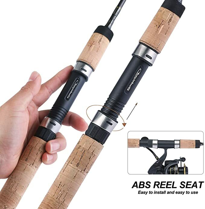 So Easy V6 Lite IM8 Carbon Spinning Rod – Crappie, Trout, Bass~2-pc~10 ft