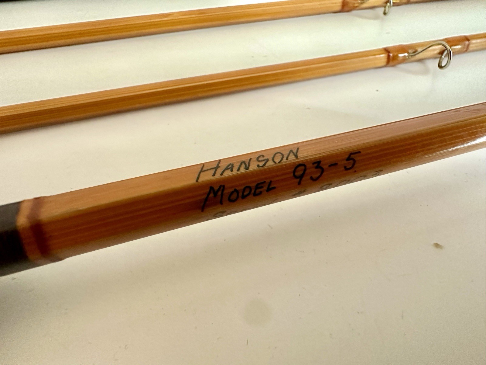Leon Hanson 7’6” 5wt 2/2 Bamboo Fly Rod – Solid Built
