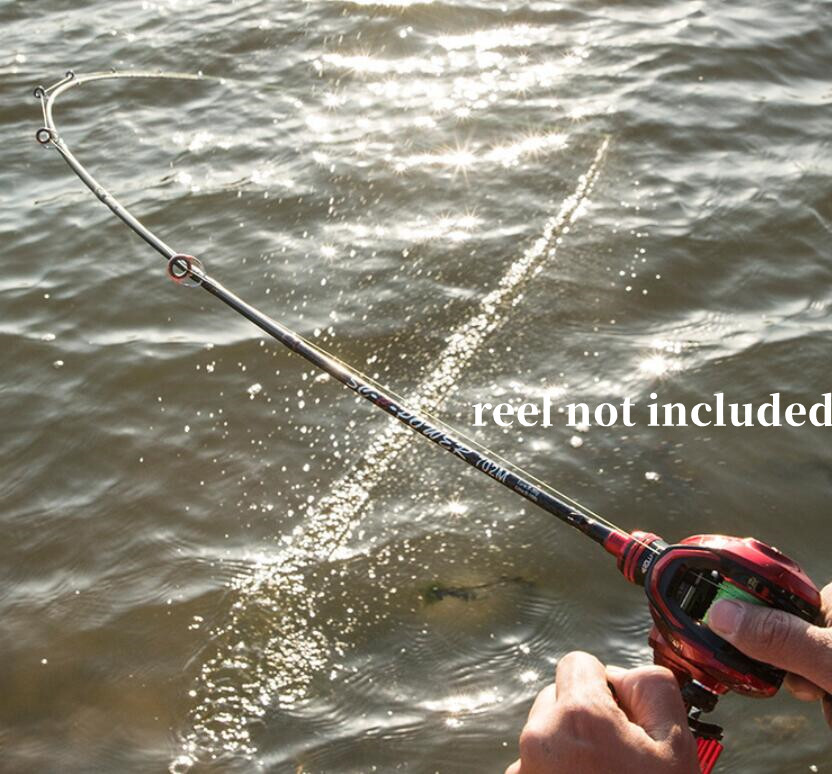 Fishing Rod 1.68M 1.8M Carbon Spinning/Casting Rod Trout Lure Travel Pole M/L/MH