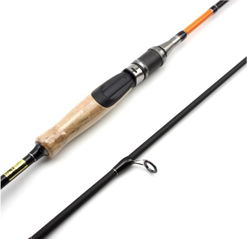 1.8M Lure Fishing Rod Spinning Casting Rods Poles 2 Tips 30T Carbon Bait 5-30g