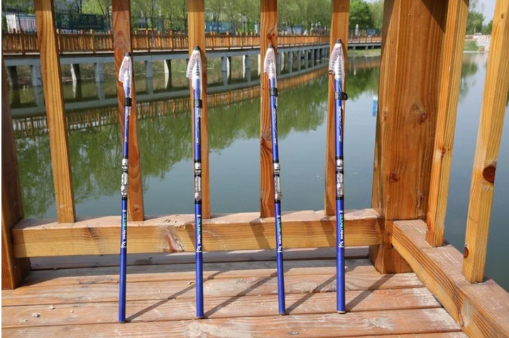 Carbon Fiber Spinning Fishing Rods 3.6M-6.3M Telescopic Rock Fishing Rods Trout