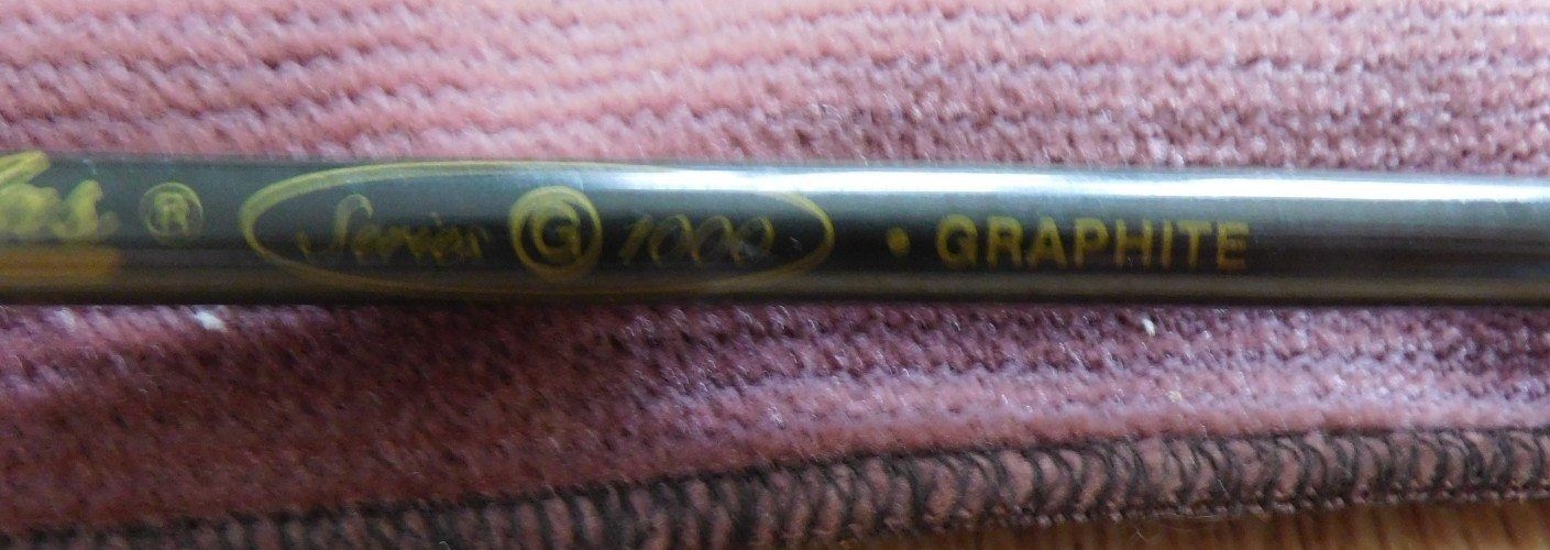 Lamiglas Series G 1000 Graphite 2 Piece 8′ Fly Rod 3oz 6wt W/ Sock & Tube G1296