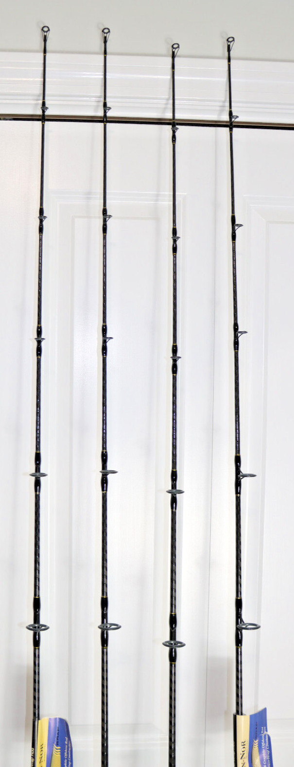 FIN-NOR Power Wrap Fishing Rod SaltWater Offshore PWSS 7′ C/W 16LBS LOT OF 4