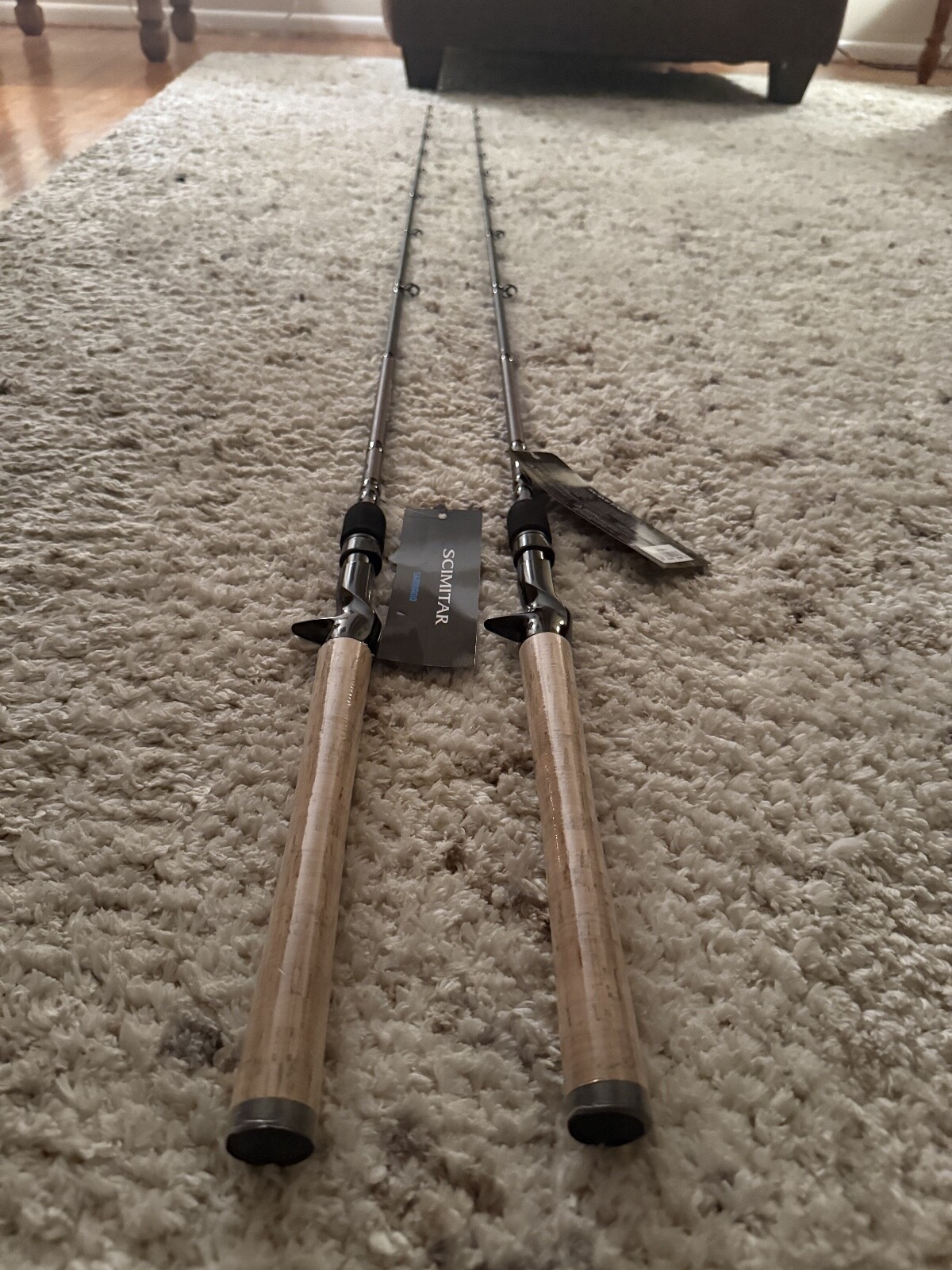 2 LOT Shimano SCIMITAR CASTING Rods 6’6 SNC66MHC