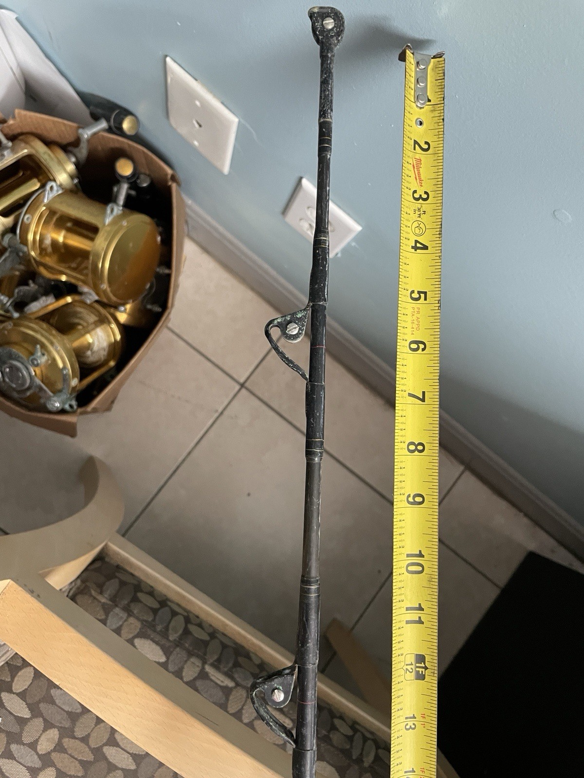 Kunnan IGFA conventional rod 50lb with Aftco guides and butt