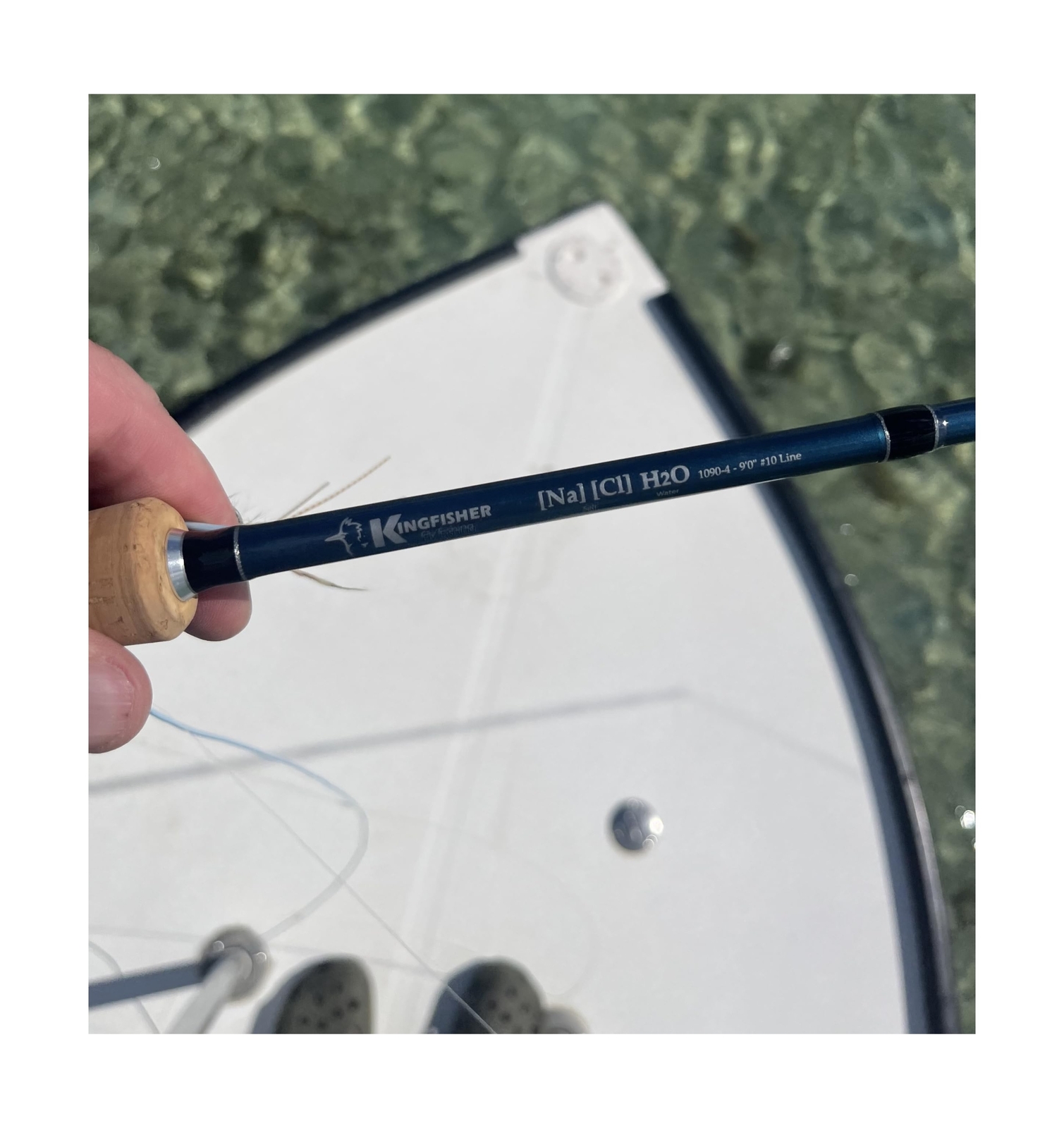 Kingfisher Fly Fishing NACL (Salt) Fast Action Fly Rod – Comes with a Spare T…