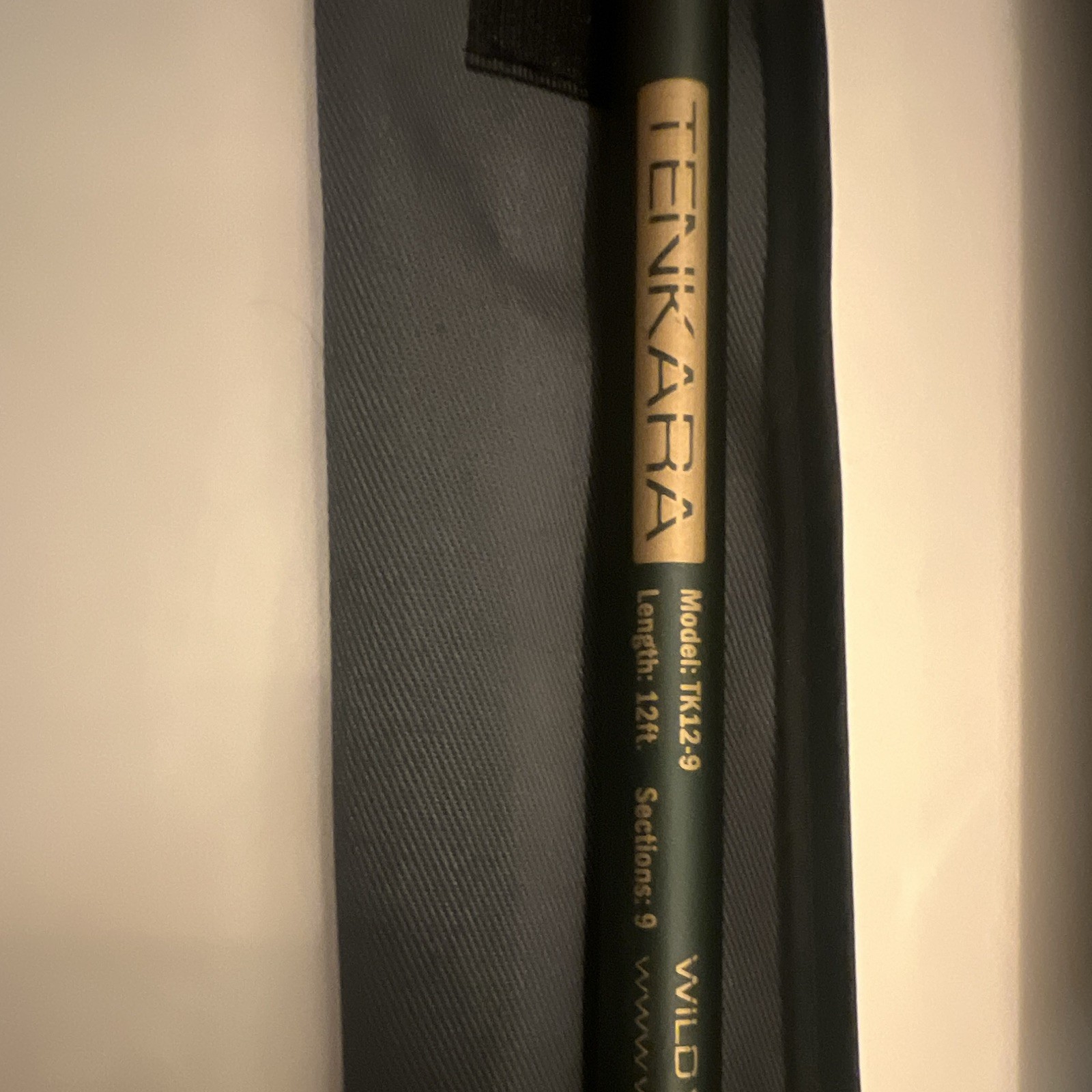 Wild Water Tenkara TK12-9 12ft 9pc Fast Medium Graphite Fly Rod w/ Case