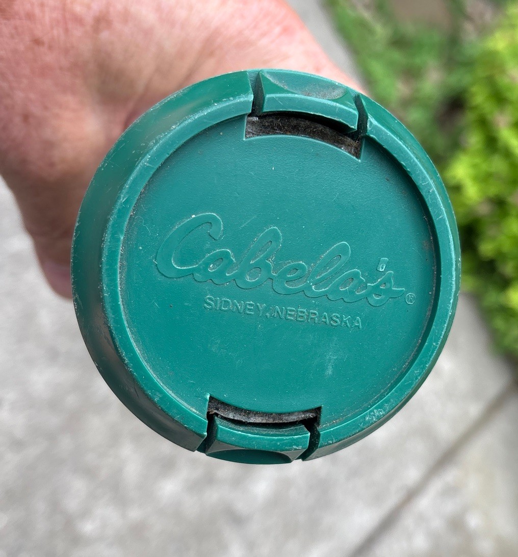 Cabelas Fishing Rod Hard Tube 2.5” x 44.5” (Tube Only)