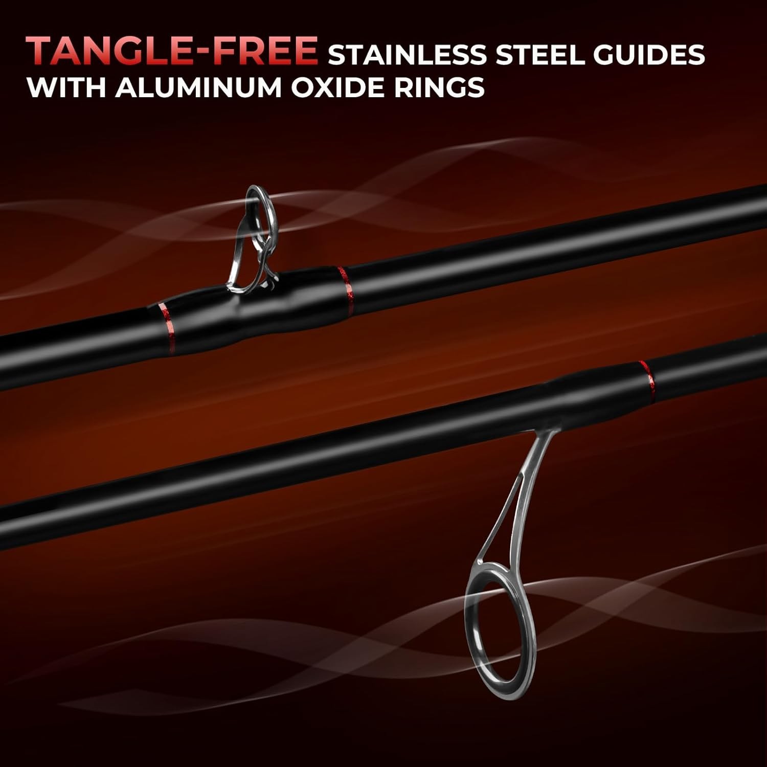 Brutus Spinning Rods & Casting Fishing Rods IM6 Graphite Blanks 2-Piece Rods