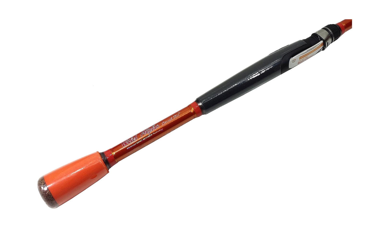 Carrot Stix 1 Piece Spinning Fishing Rod Wild Wild Orange Alpha 7′ 0″ Medium