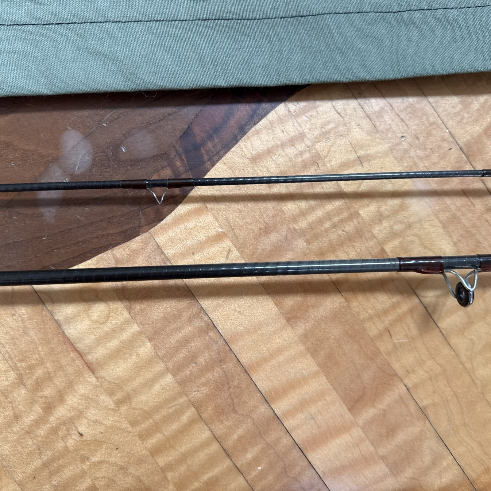 Vintage ORVIS Graphite TROUT 7’6” 6wt Fly rod with Tube, Canvas Sock Excellent!